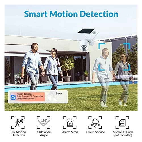 Outdoor Solar Security Camera 2K