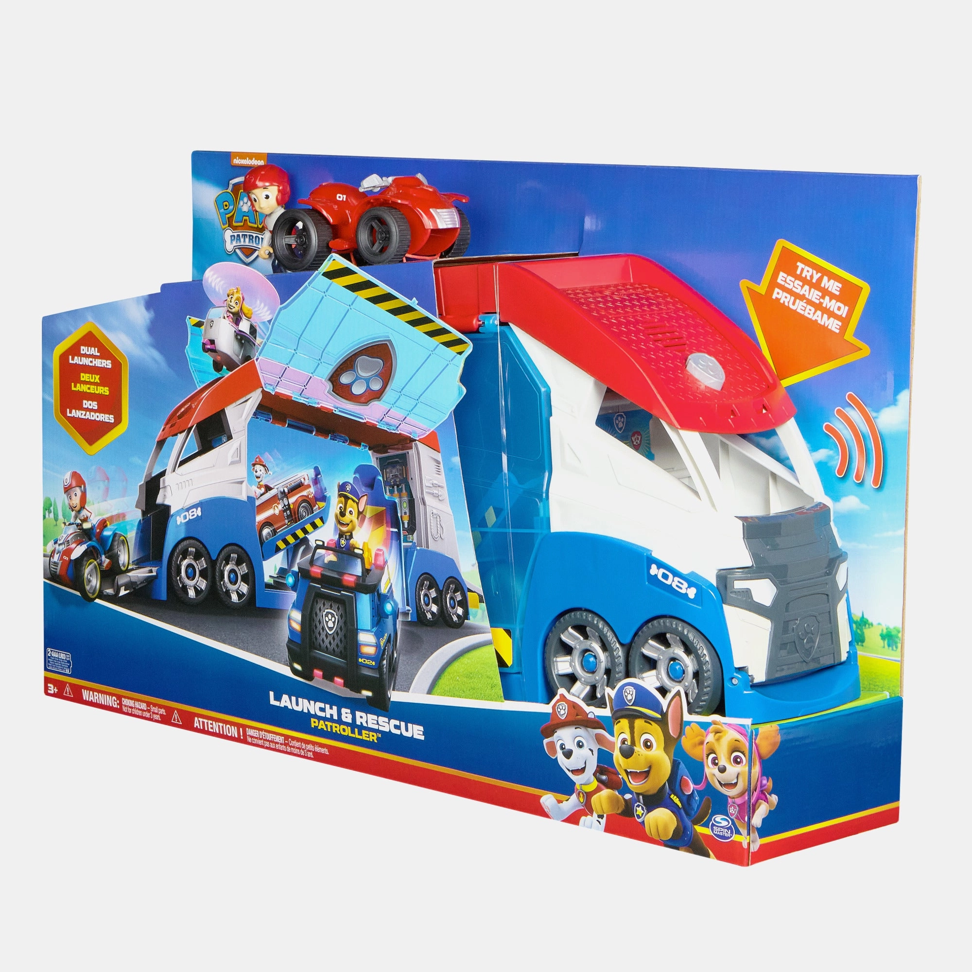 Paw Patrol Launch & Rescue Patroller - 3 pcs