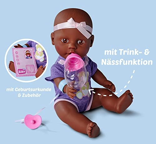 New Born Baby - 30 cm Vinyl drinking and wet function Ages 3+