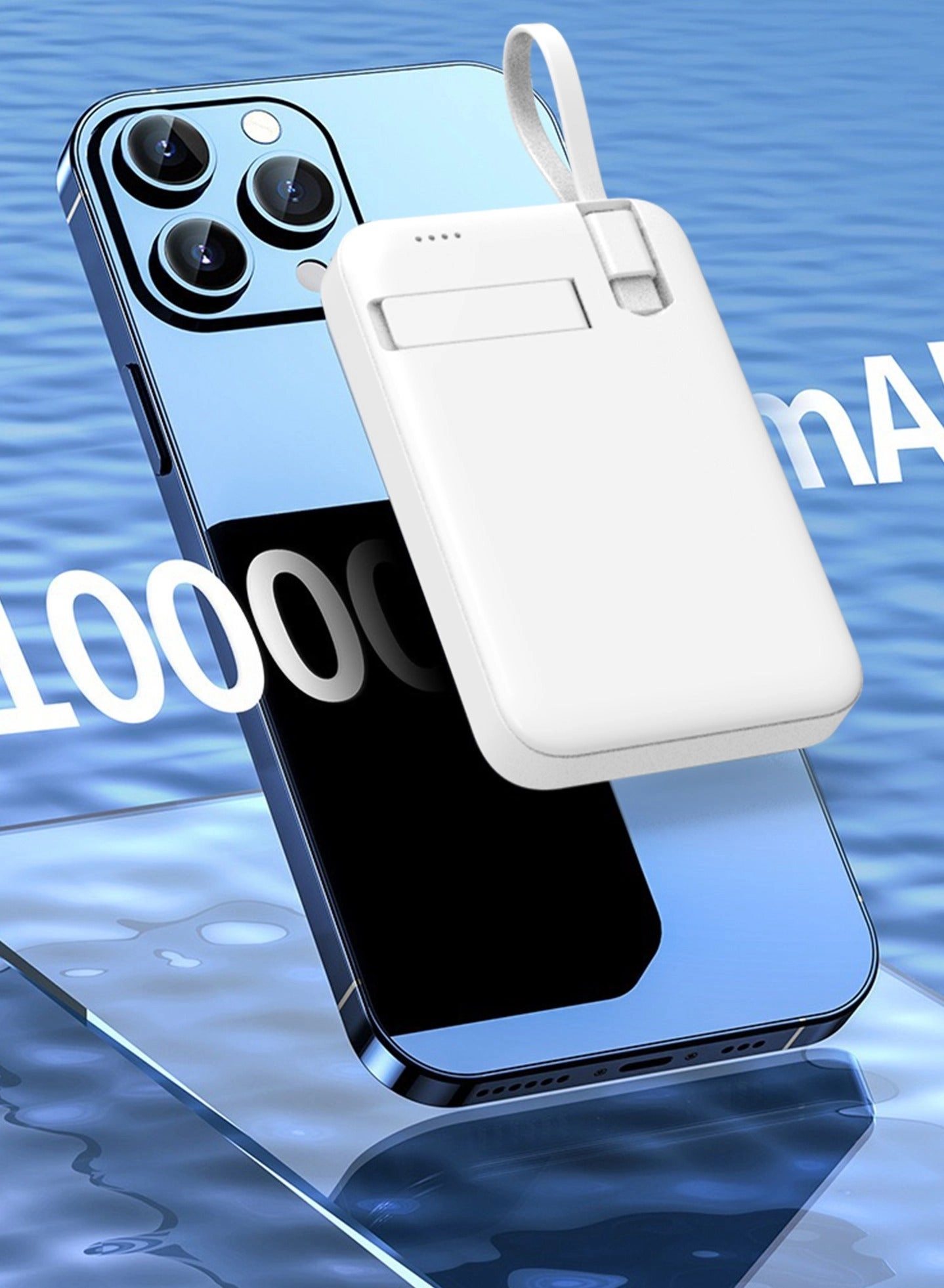 2-in-1 Magnetic Wireless Charger - 10000 Watt-hour