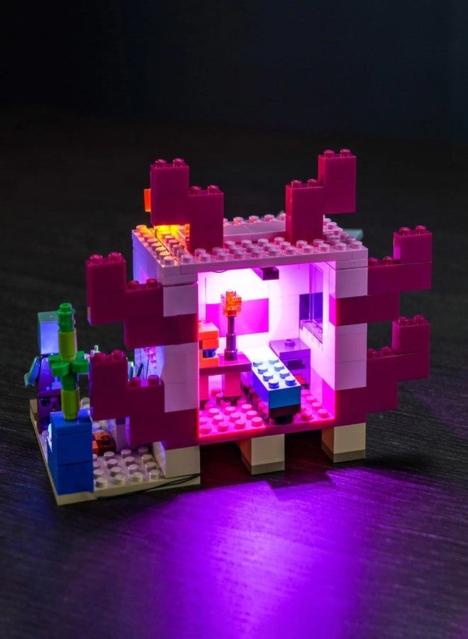 LED Lighting Compatible with Lego The Axolotl House 21247