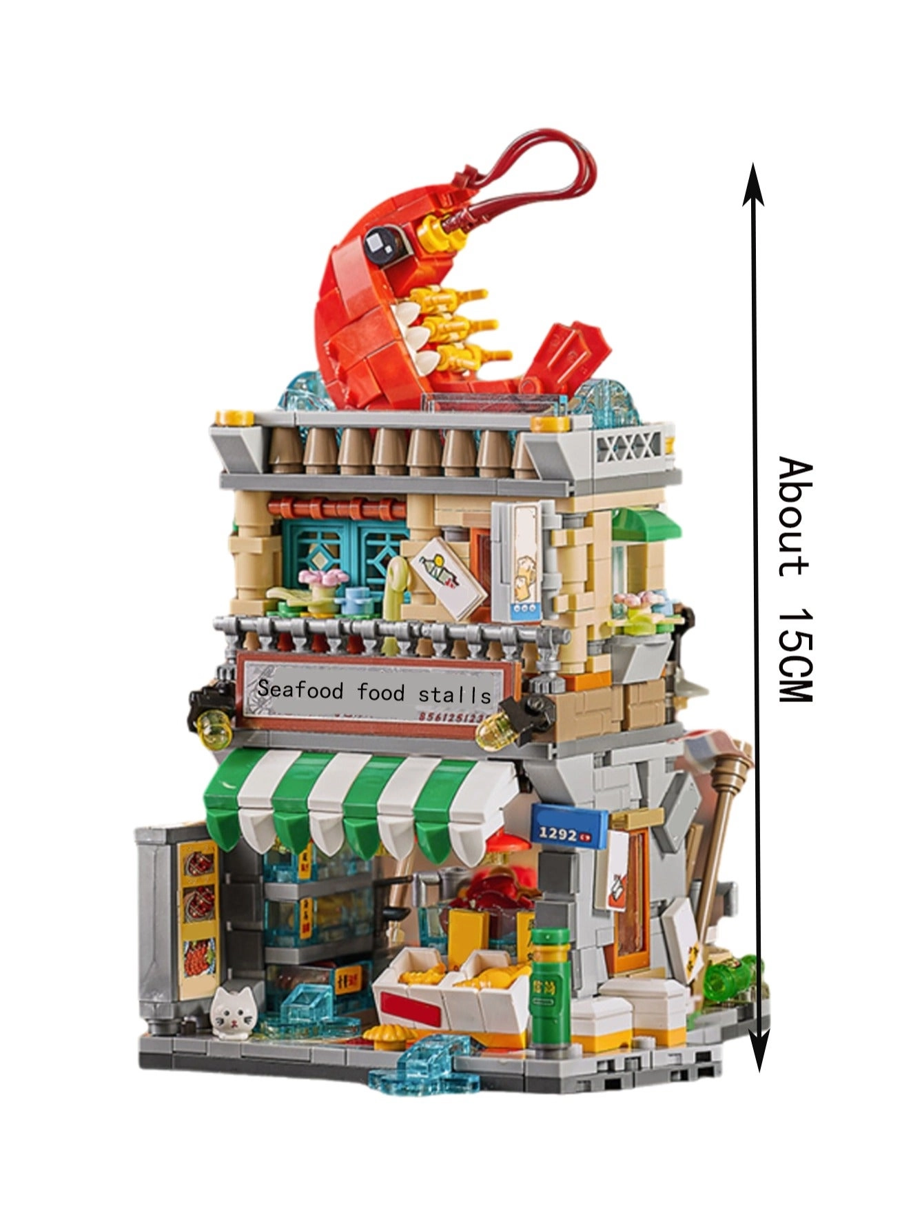 Seafood Food Stalls - Street Series 734pcs
