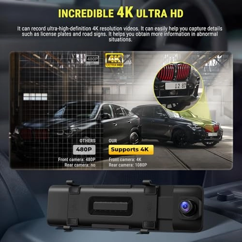 Smart Rearview Mirror - 4K