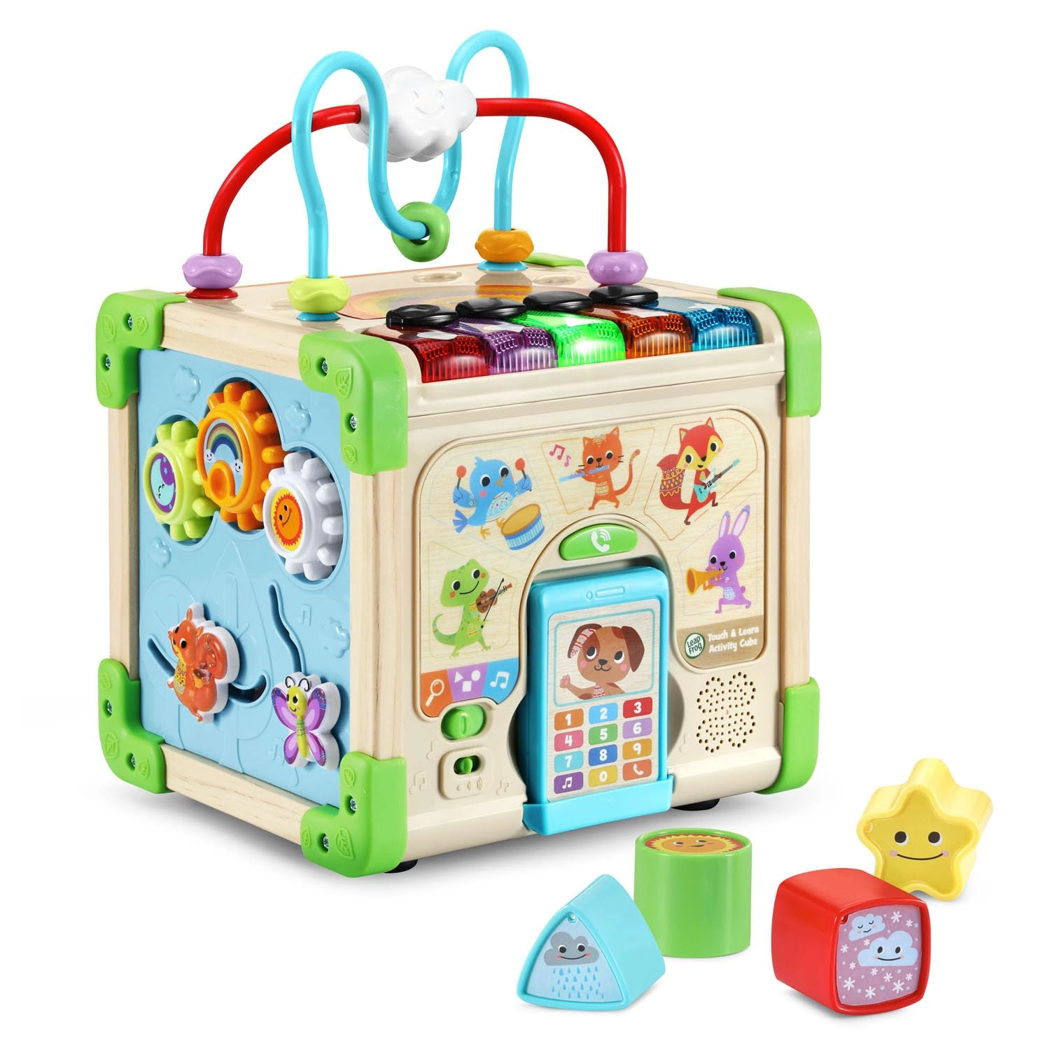LeapFrog Touch and Learn Wooden Activity Cube - 12+ months