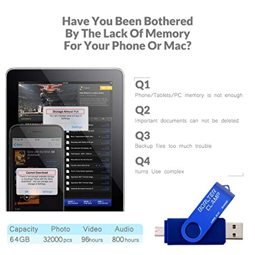 USB Flash Drive - USB 2.0 Micro-USB 64GB