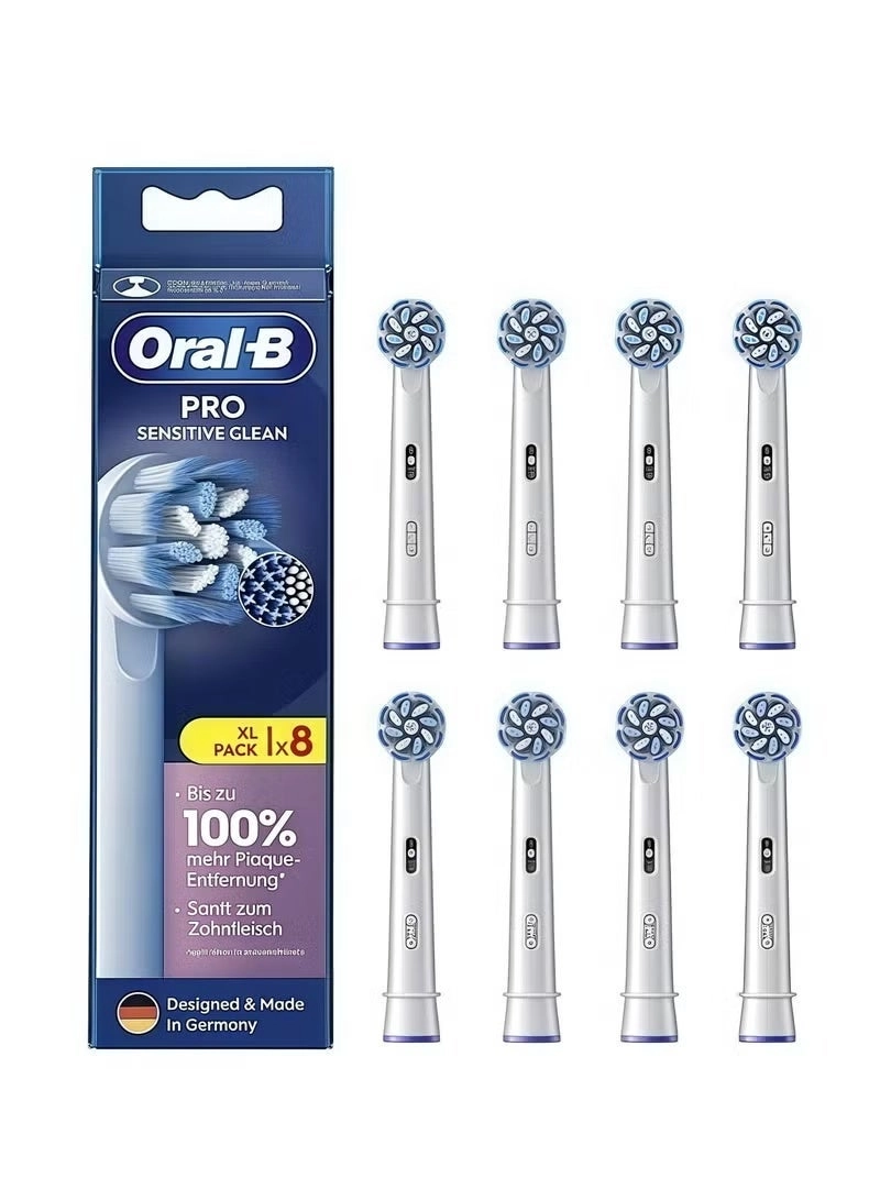 Sensitive Clean - Pack of 8 Extra Soft Bristles
