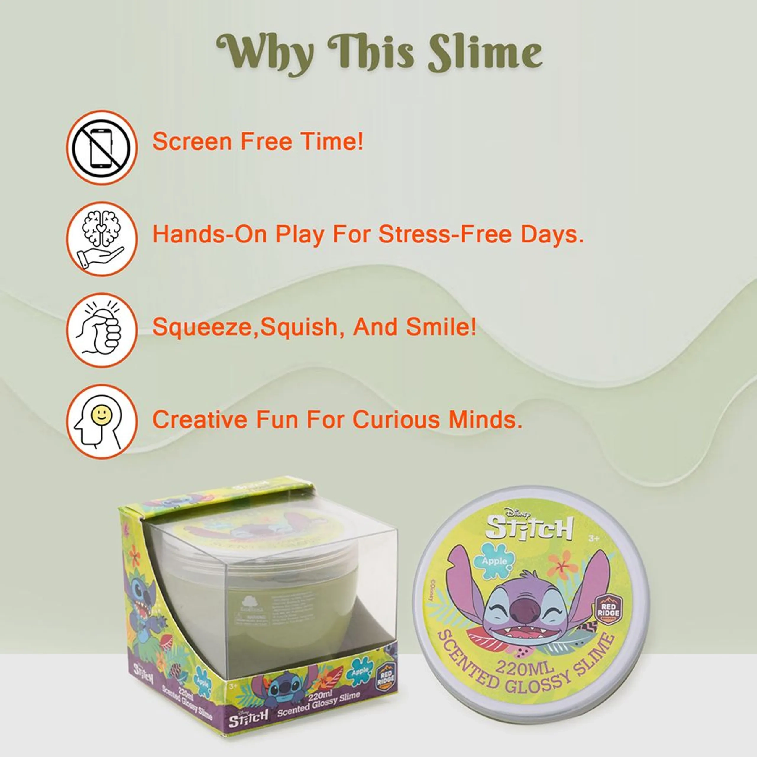 Disney Stitch - 220ml Apple Scented Glossy