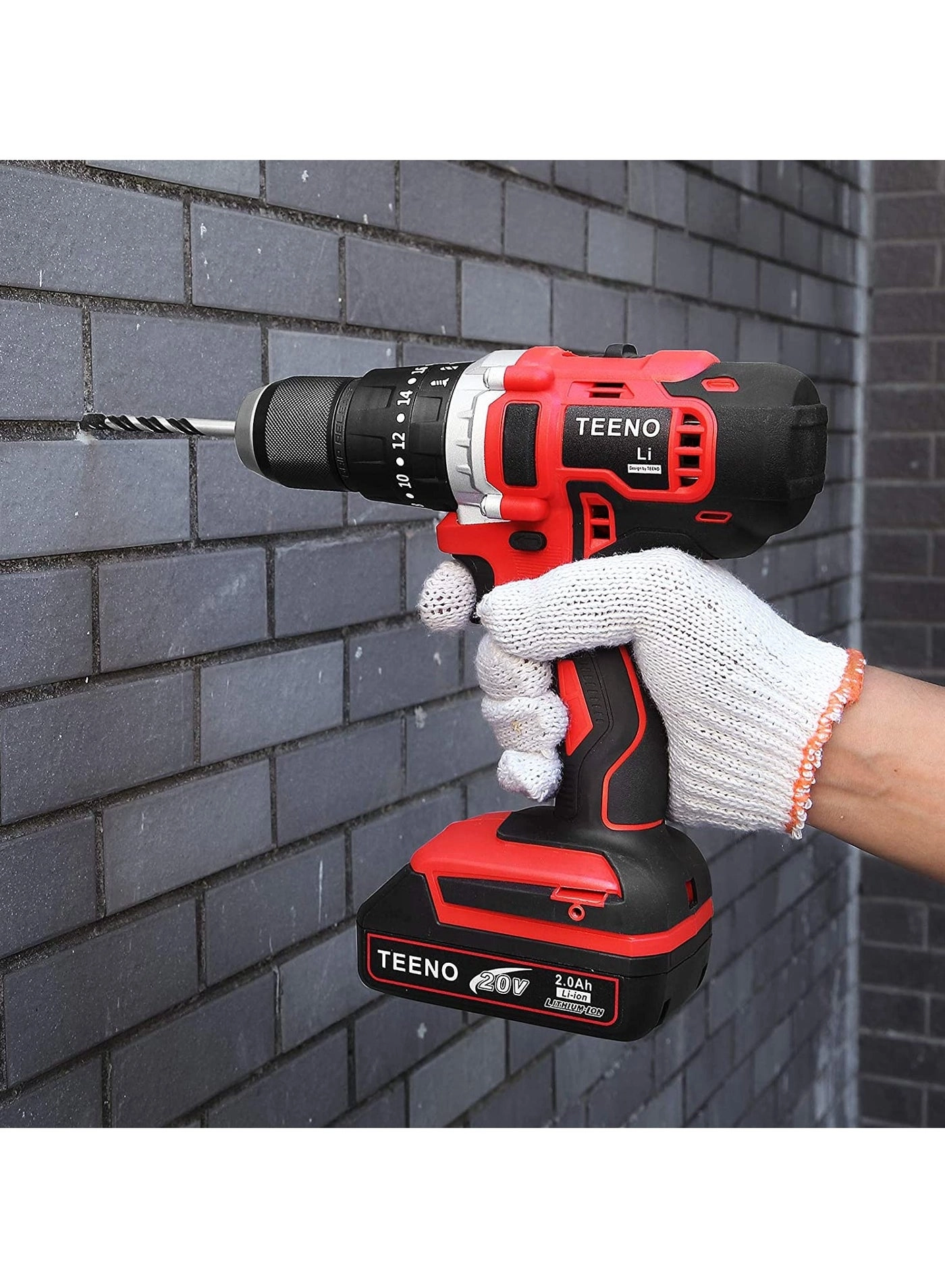 Cordless Drill Set - 2x2.0Ah