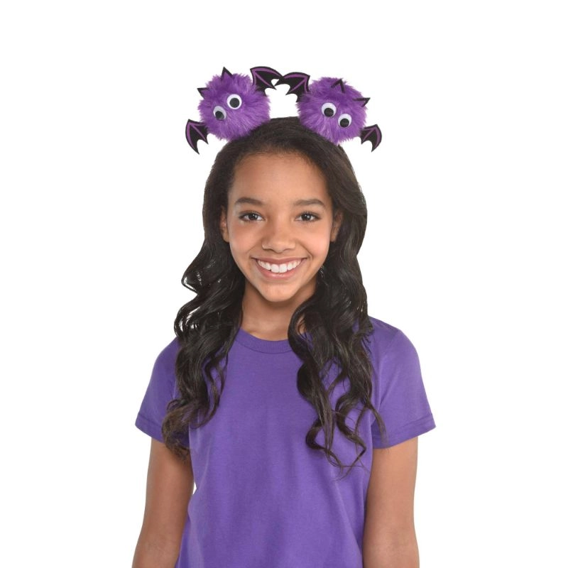 Party Centre Pom Pom Bat Headband