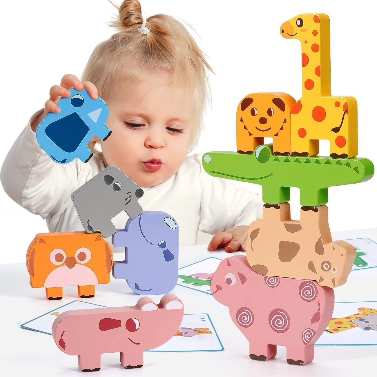 Generic Wooden Animal Blocks - 36 months - 14 years 10 pieces