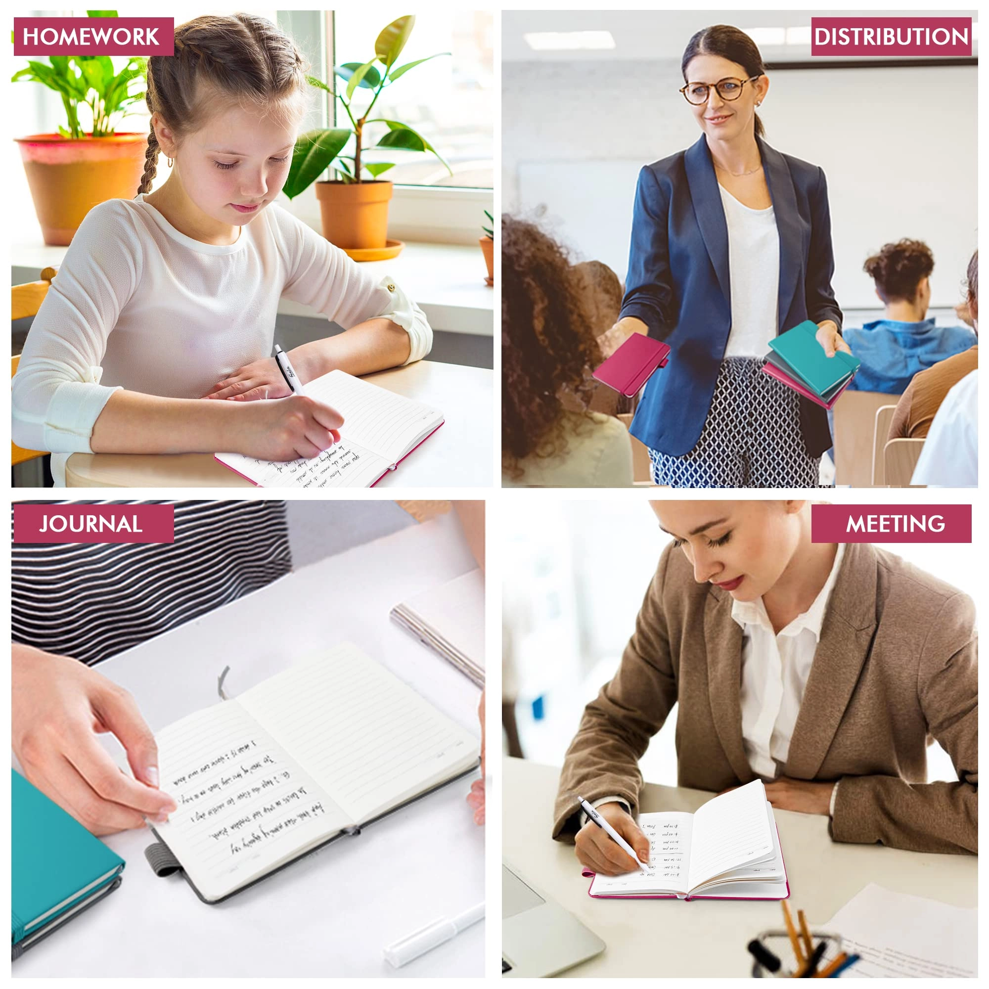 Pocket Notebook A6 Hardcover - Lined 56 Sheets