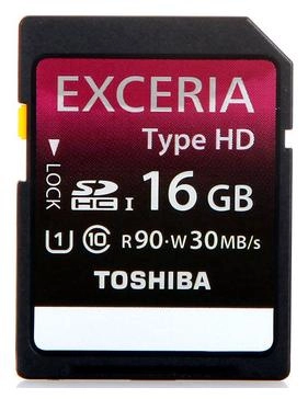 Exceria SDHC U3 16GB