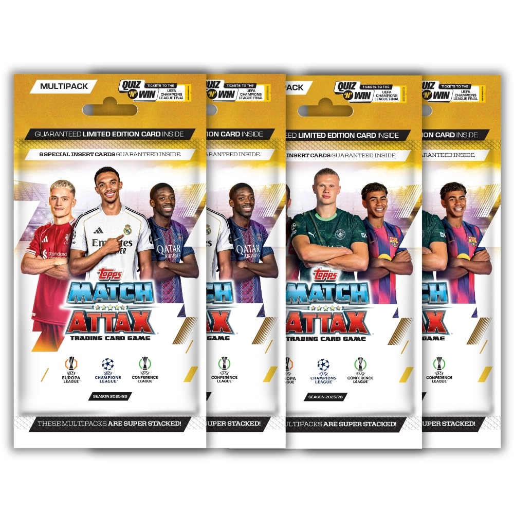 Topps UEFA Champions League Match Attax 2025 - 4pcs