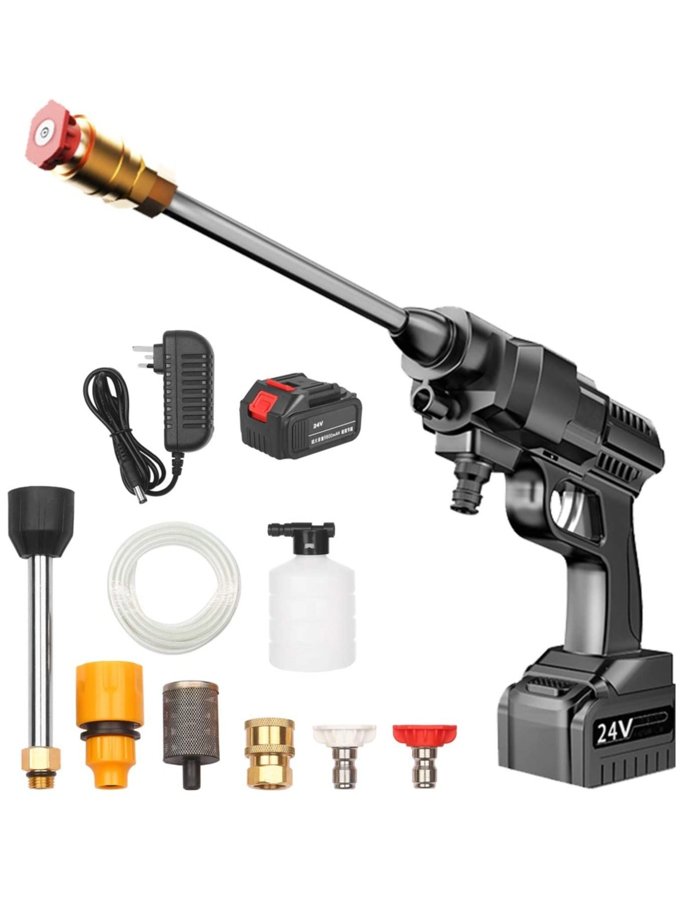 Cordless Portable Washer - 48V 200W 30Bar