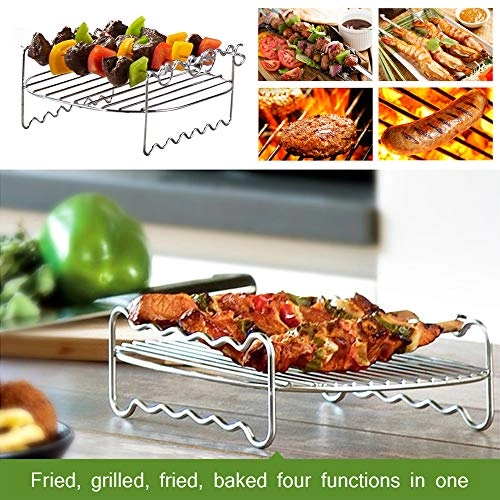 Double Layer Rack - Stainless Steel 4 piece(s)