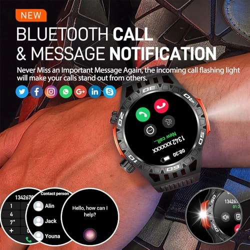 Military Smart Watch - 1.46"