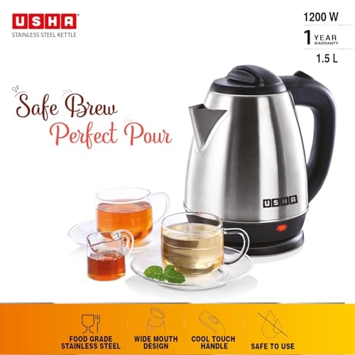 Cool Touch Stainless Steel Electric Kettle