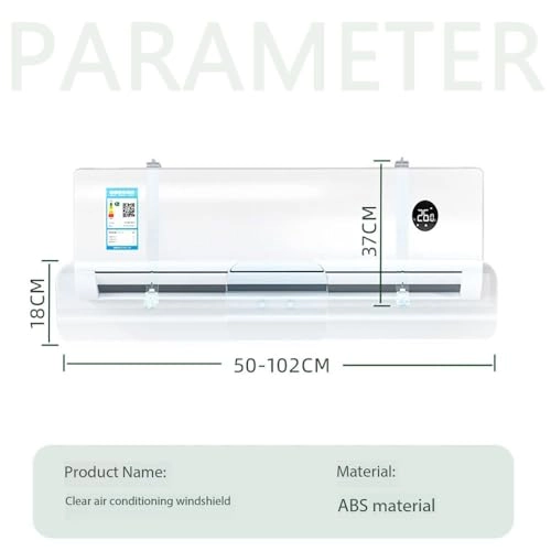 Air Conditioner Deflector - wall-mounted