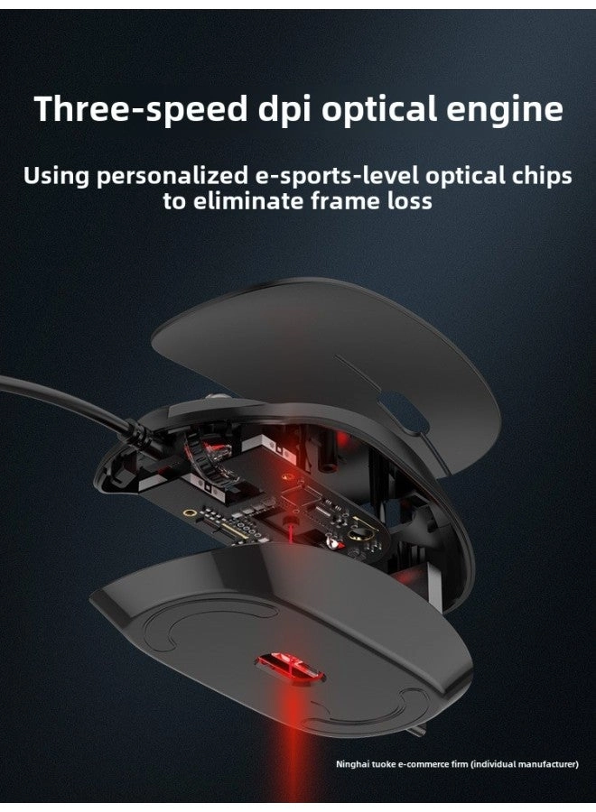 Mute Silent Mouse - Wired