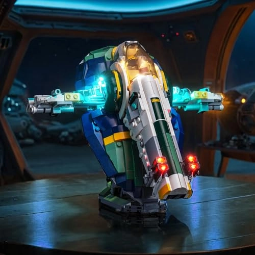 Light kit Compatible with Lego 75433 Jango Fett's Starship