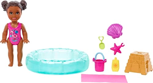 Skipper Babysitters Inc. Dolls & Playset - Color-Change Swimsuit Kiddie Pool Ages 3+
