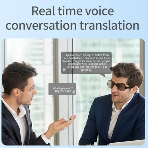 Bluetooth Smart Glasses - 144 Languages Bluetooth 5.3