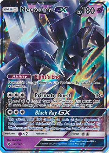 Pokémon Sun & Moon Burning Shadows Necrozma-GX 63/147
