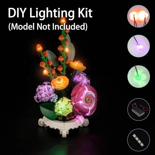 Lighting Kit for LEGO Mixed Flowerpot 40762 - ABS 1