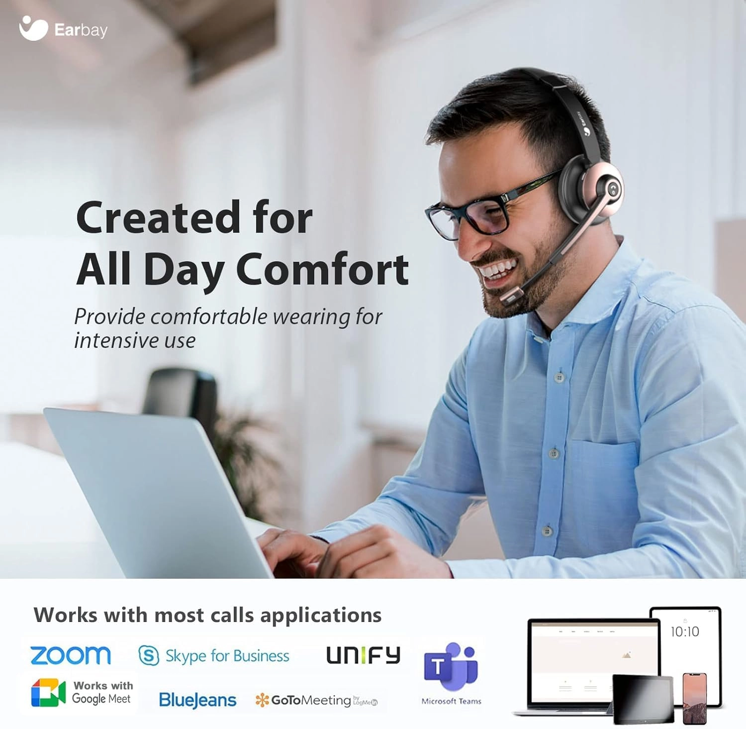 DE-AJ-BT881CD-HJ Wireless Headset