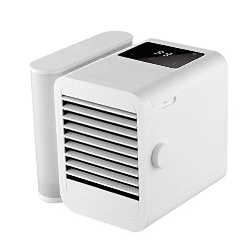Mini Vertical Leafless Air Conditioner - Handheld Portable White