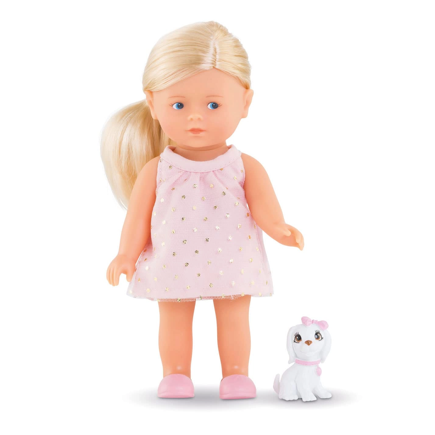 Corolle Les Trendies Mini Corolline Set with Dog - 20 cm Vanilla Fragrance Ages 3+
