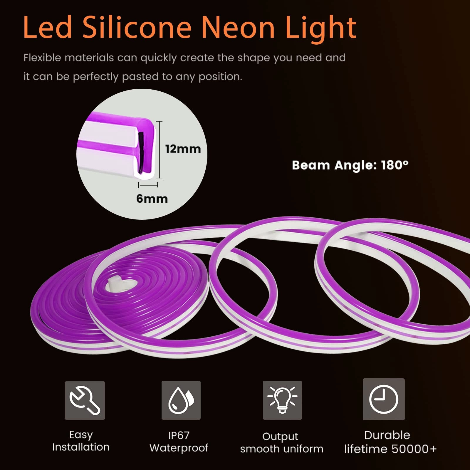 Led Neon Strip Lights - 5M