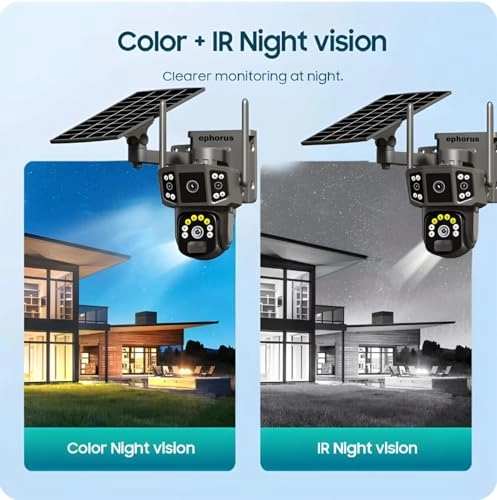 Solar 5Mp 4G Pan Tilt Zoom CCTV Camera