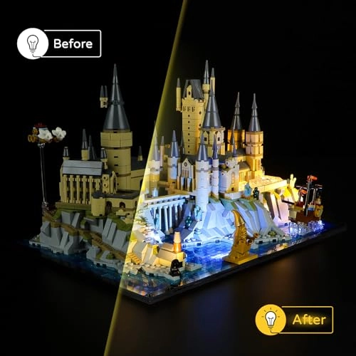 LED Light Kit for LEGO Harry Potter Hogwarts Castle and Grounds 76419
