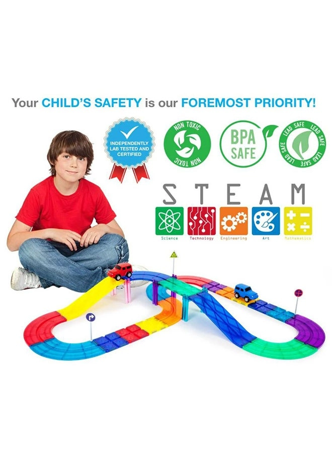 Magnetic Race Car Track - 30 pcs