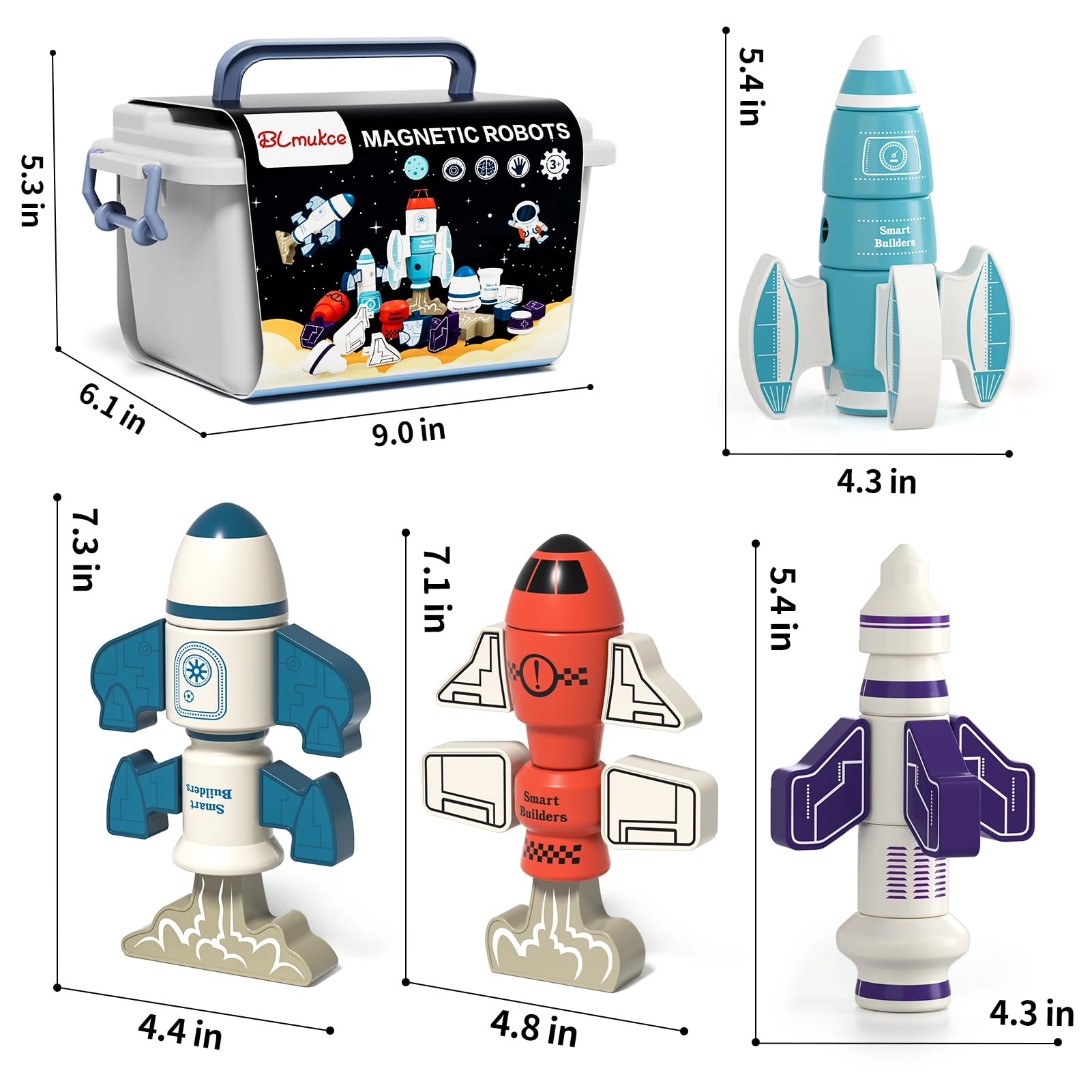 Rocket Robot - 33 pcs