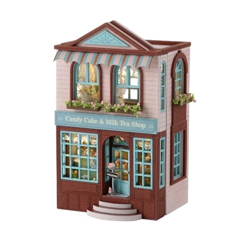 DIY Miniature Dollhouse Kit - Happy Manor 1:100
