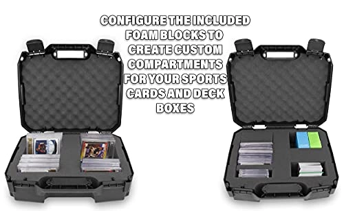 Graded Card Case - 9.5 x 5.5 x 3.5 Fits Up to 60+ BGS PSA FGS GMA Custom