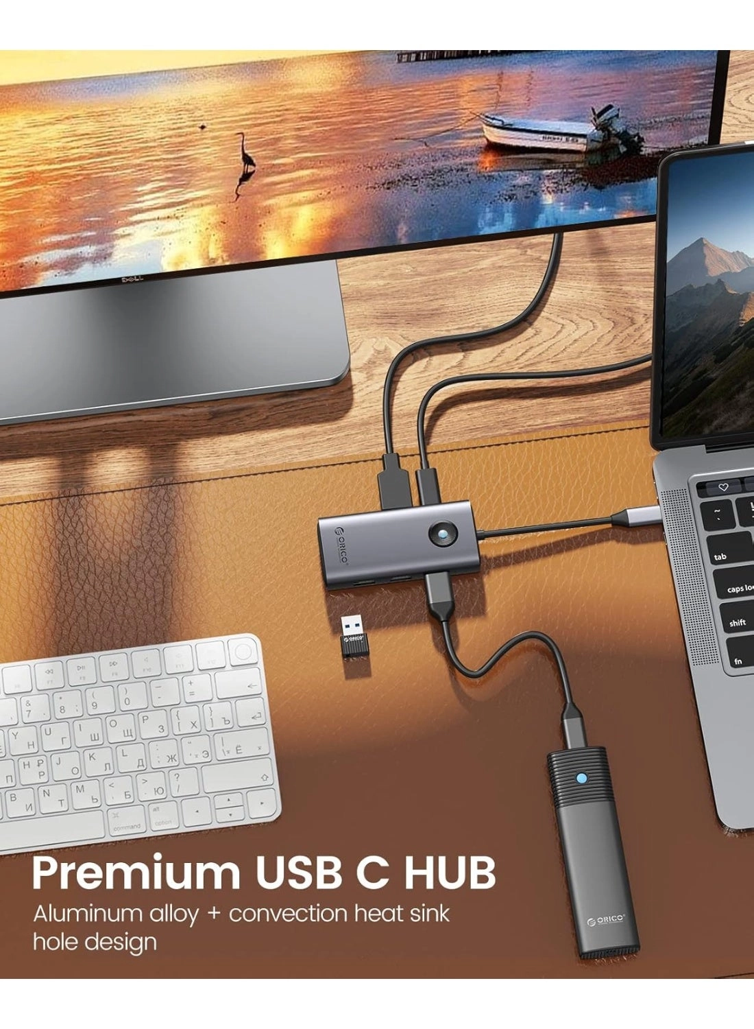 USB C Docking Station - 6-in-1 4K HDMI 100W PD