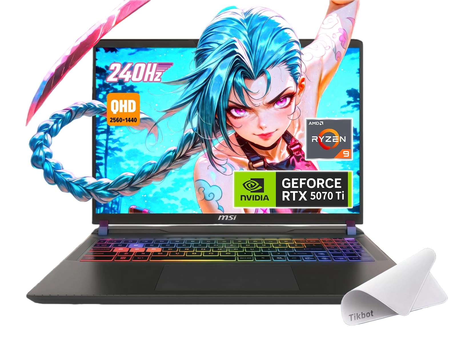 MSI Vector 16 HX - 16'' Ryzen 9-8940HX 16GB DDR5 1TB SSD