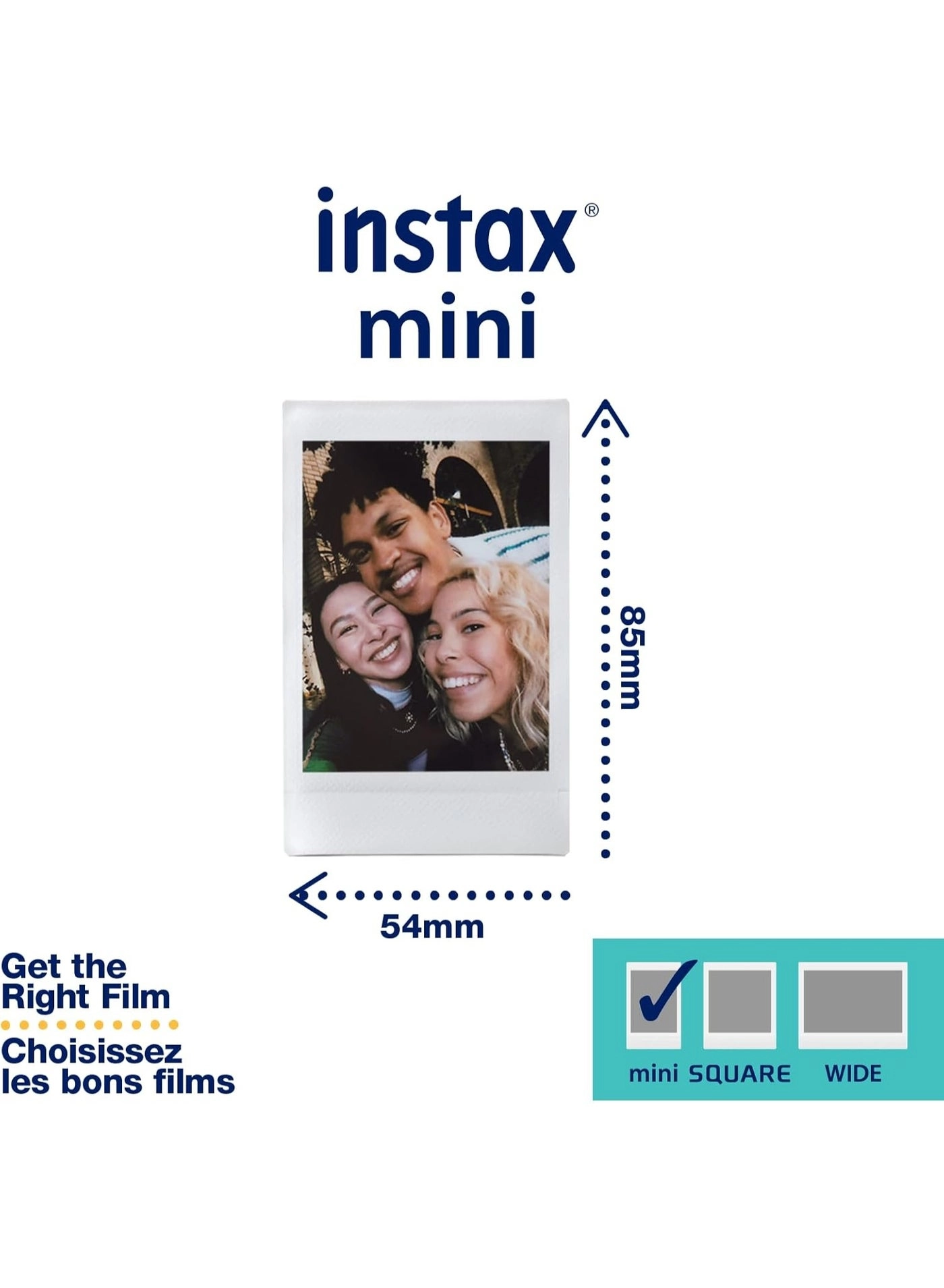 Instax Mini 12 - 2 x 3 Pastel Blue