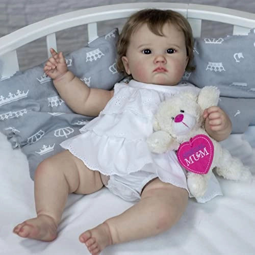 Charlotte Reborn Toddler - 60 cm Long Curly Hair