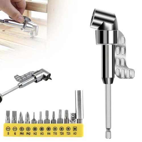 Right Angle Drill Adapter - 105 Degree 1/4" Hex Shank