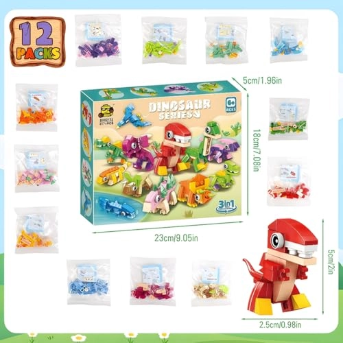 3-in-1 Mini Building Blocks - 12 pcs