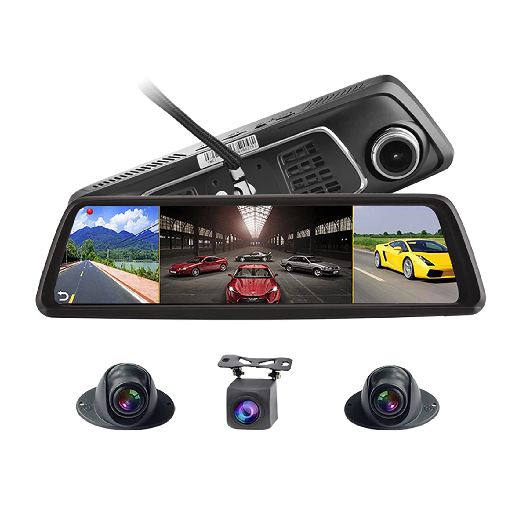 jjff 360° Panoramic Car Dash Cam - 12 million pixels