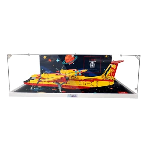 Figures Display Box for LEGO 42152 Firefiighter Aircrraft - Acrylic