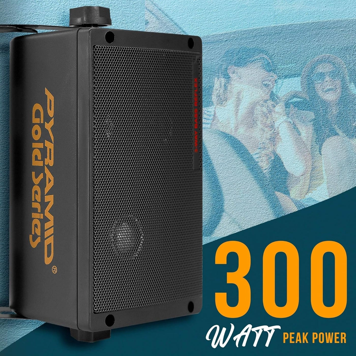 300 Watt 3Way Mini Box Speaker System - 125W