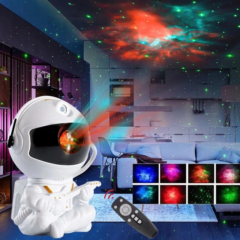 X4Cart, Indore Astronaut Star Projector - Battery Powered Multicolor