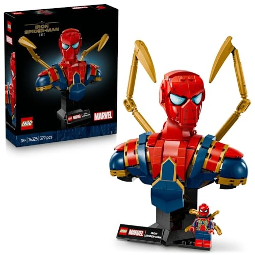 Marvel Iron Spider-Man Bust (76326) - Display Model includes Minifigure