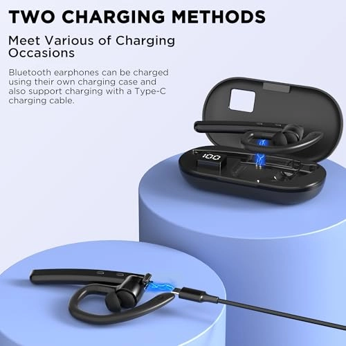 Bluetooth Headset V5.3 Wireless Headset